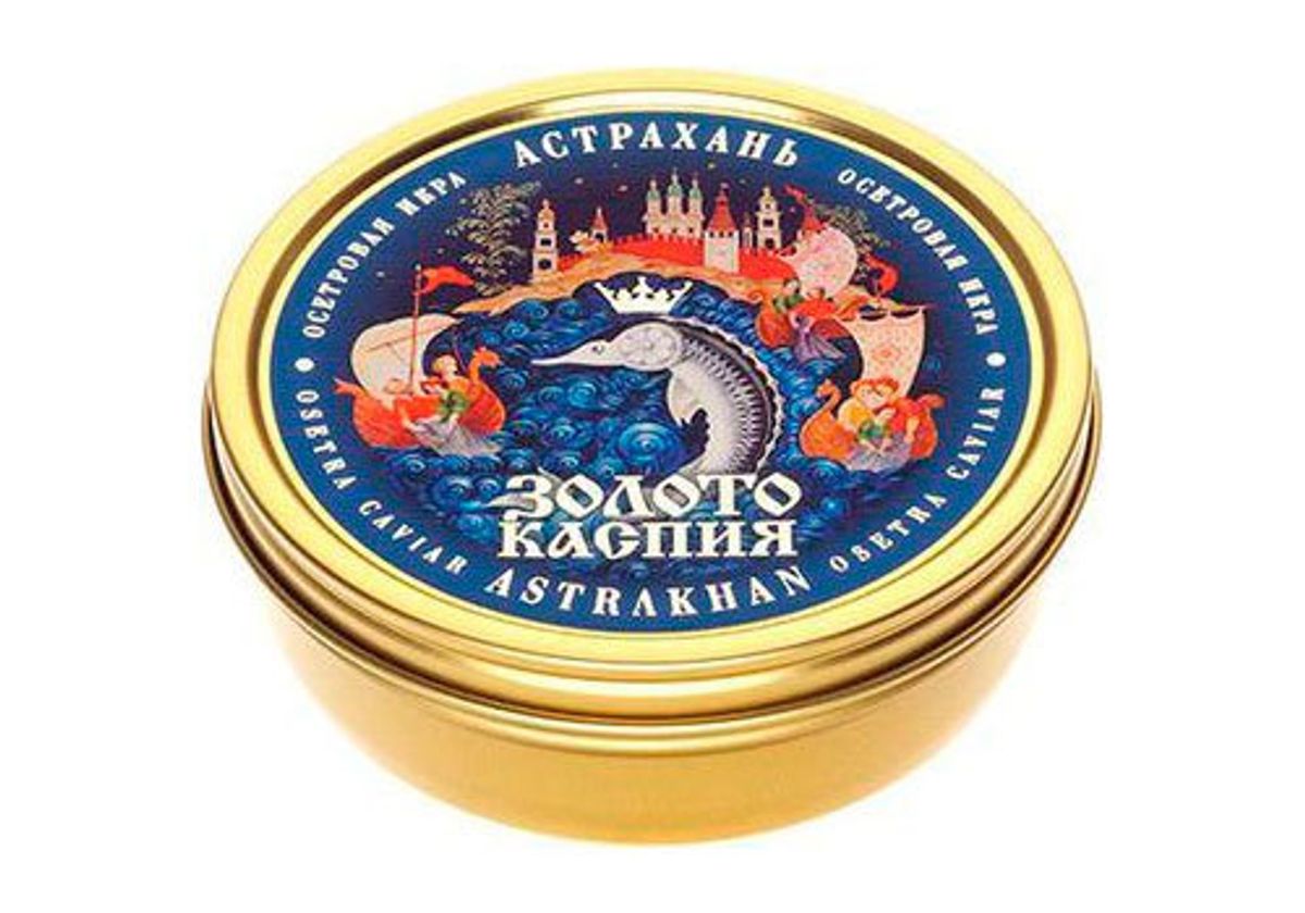 Икра чёрная осетровая "Золото Каспия", 500г