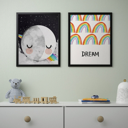 IKEA BILD  (ИКЕА БИЛД)  -  Плакат, мечта, 40x50 см