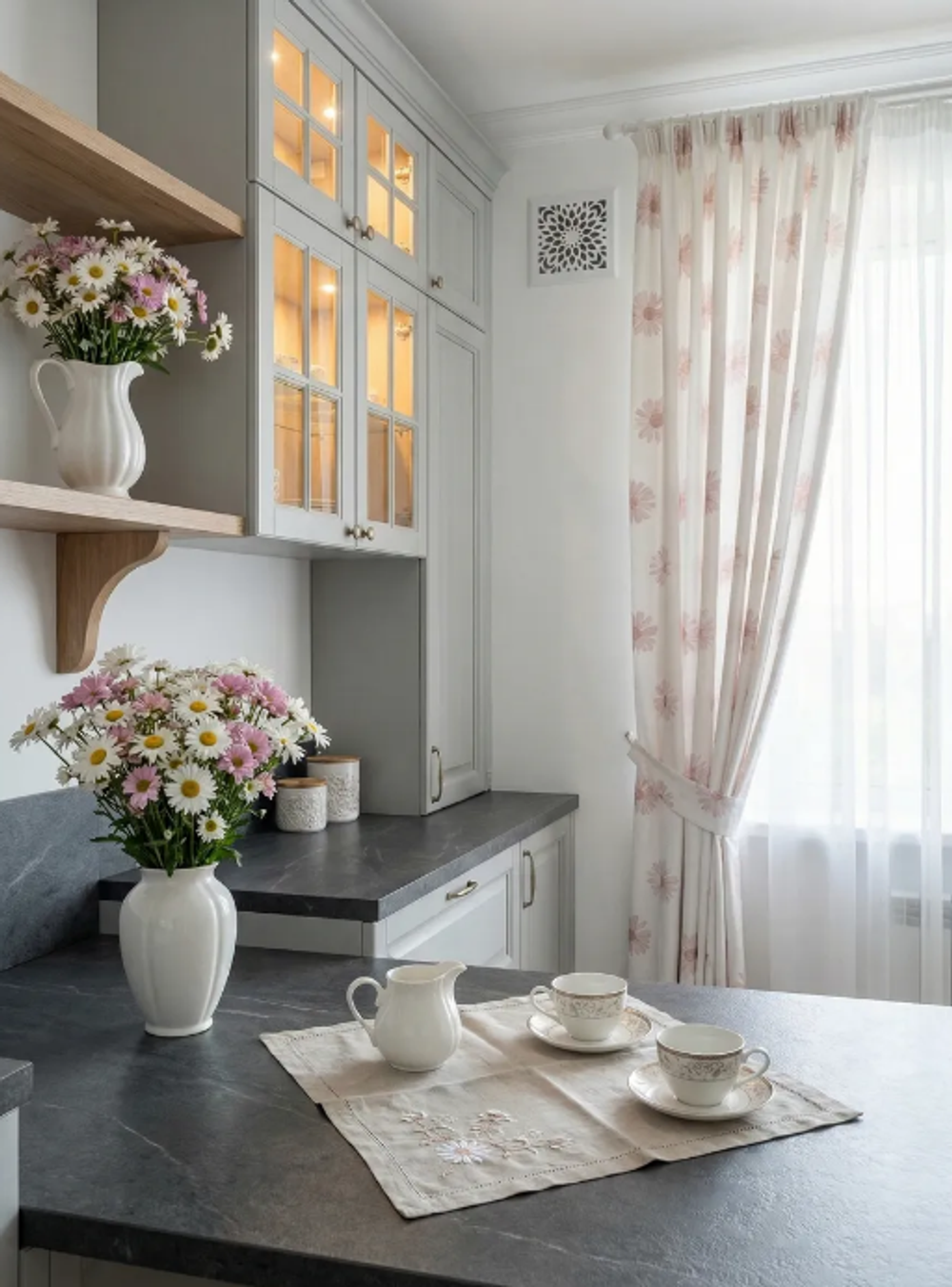 Вентиляционная Решетка РП Дейзи 150х150 Белый