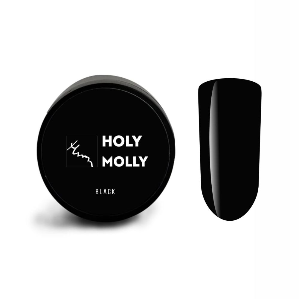 Holy Molly Гель-краска черная, 5г