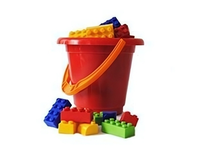 Конструктор "Радуга" в ведерке 90 дет. (Новокузнецк)