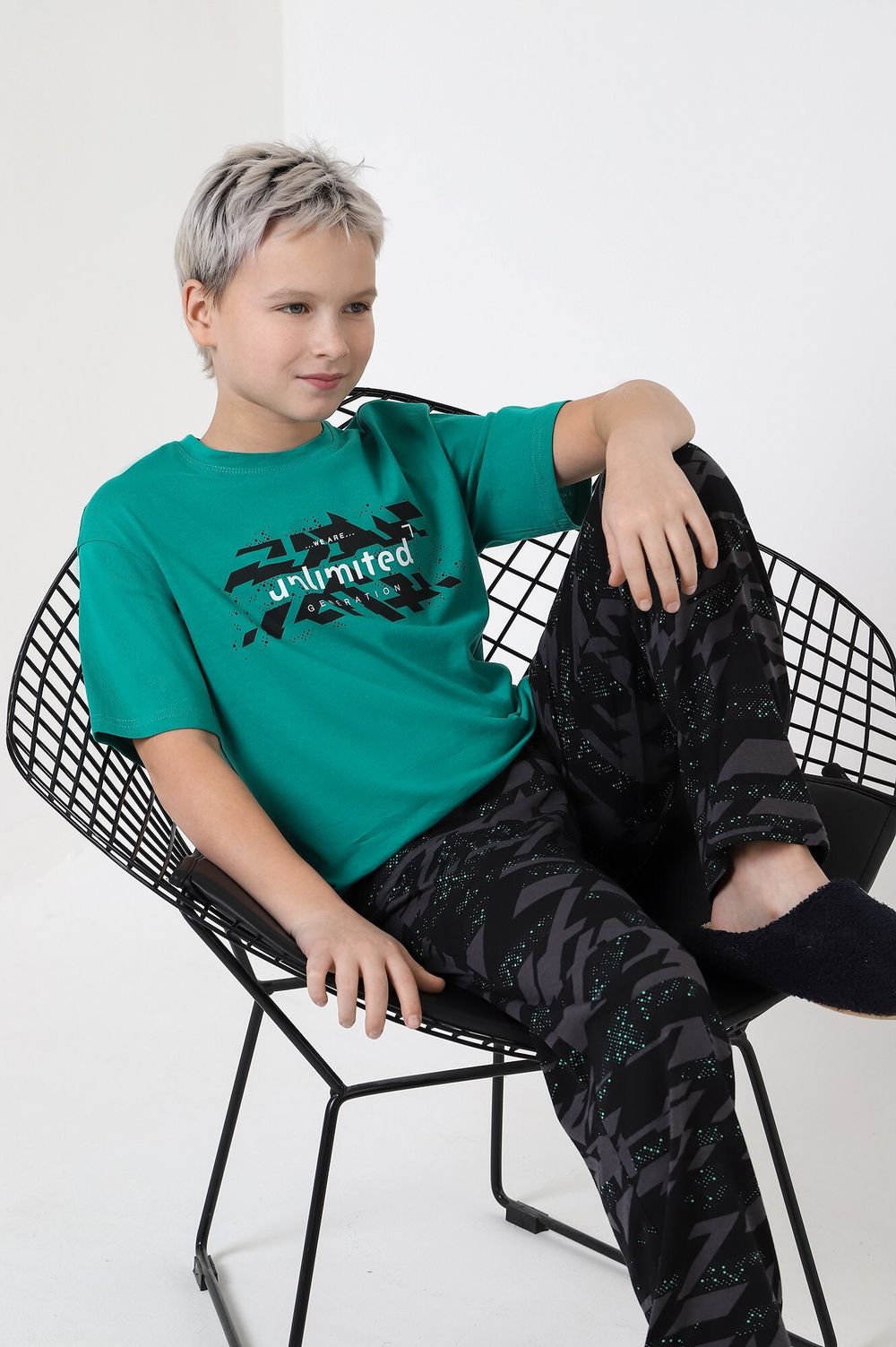 Костюм для мальчика Галилео-1 Виотекс ЗЕЛЁНЫЙ