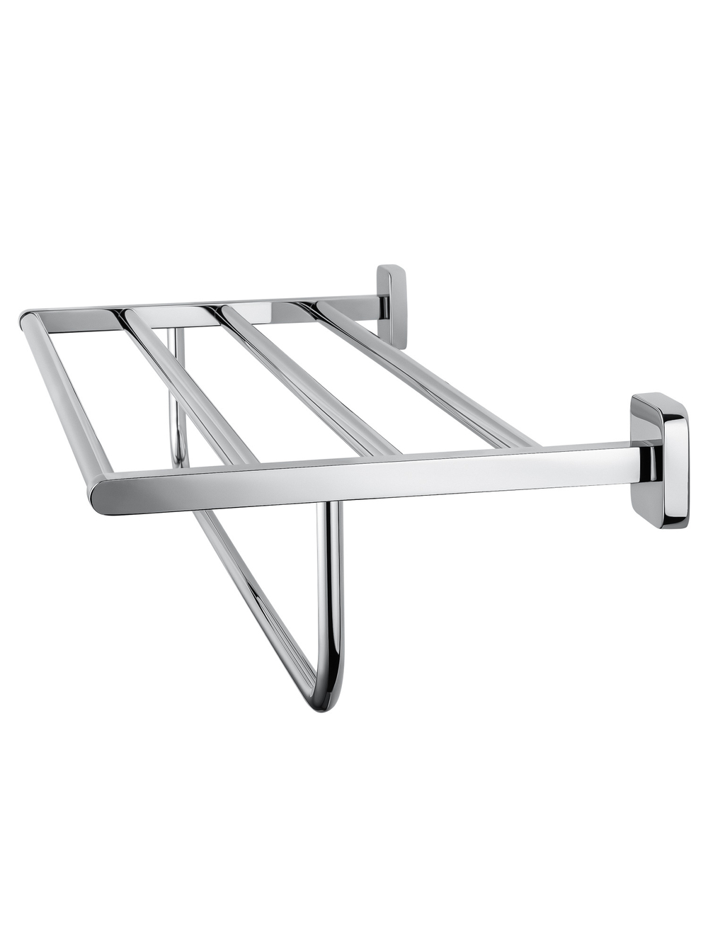 Полотенцедержатель с полкой WONZON & WOGHAND STILL, Хром (WW-6681)