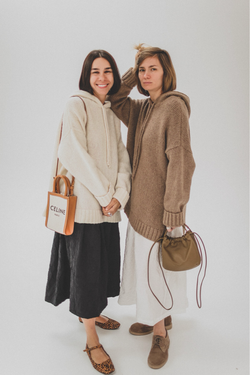 Юбка из жатки черного цвета