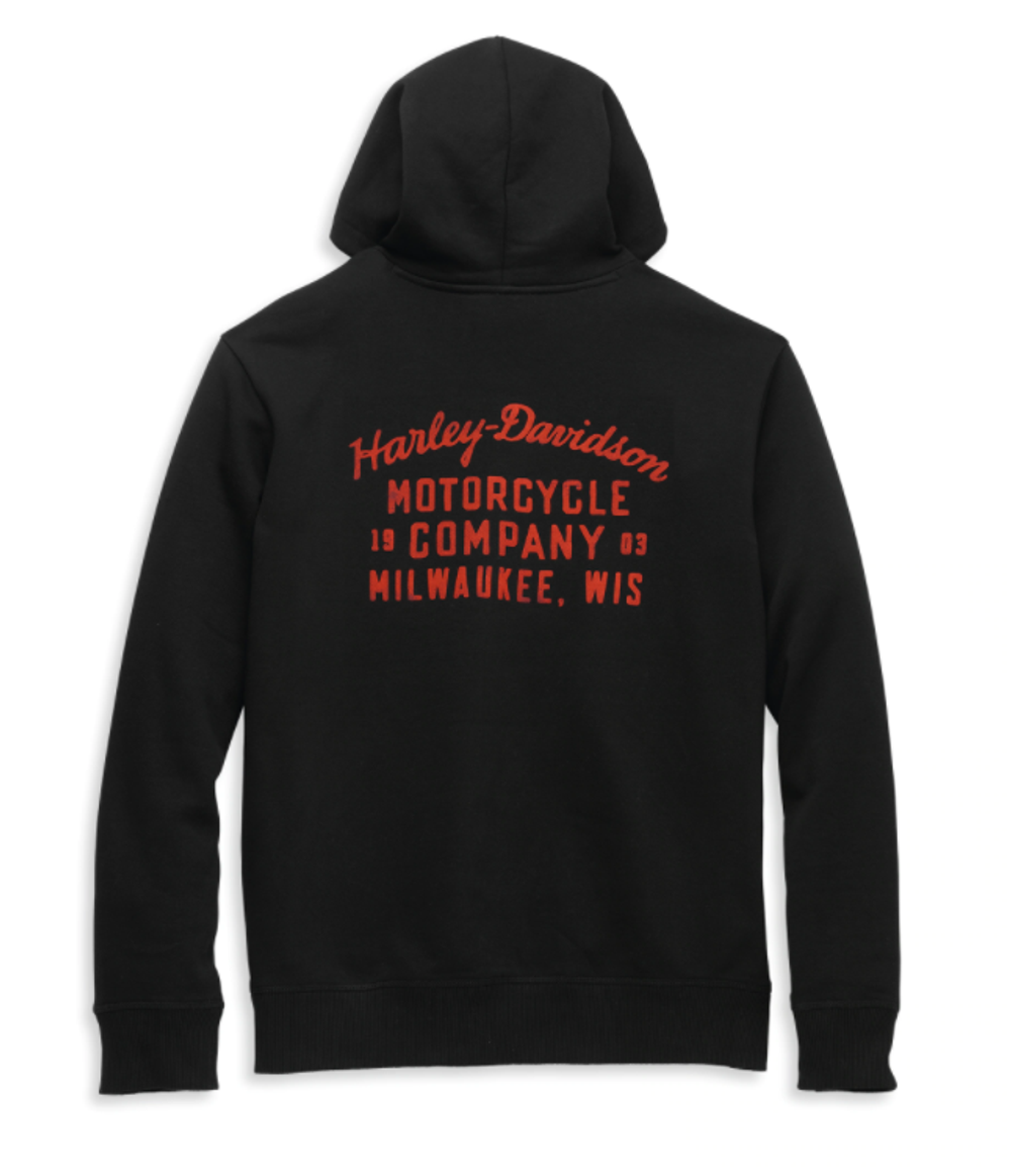 Толстовка Oil Can Bar & Shield Distressed Harley-Davidson