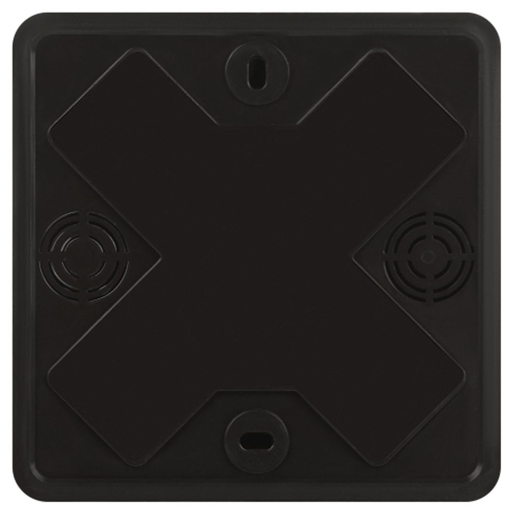 Распаячная коробка ЭРА BS-B-100-100-30 для кабель-канала черная 100х100х30мм IP40