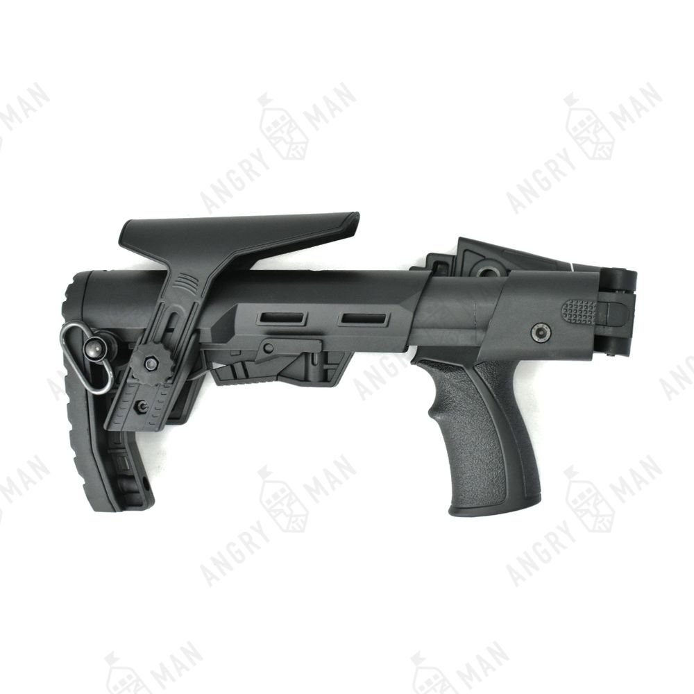 Комплект: Телескопический складной приклад на охотничью Сайгу, Alpha, K.Arma