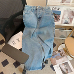 Джинсовая юбка-карандаш