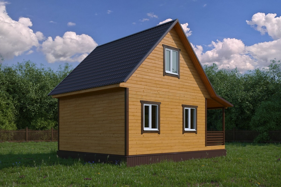 Каркас дома 6 x 8 м