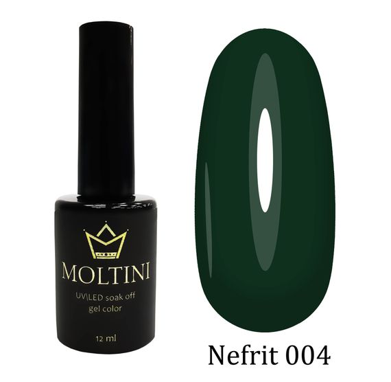 Гель-лак Moltini Nefrit 004, 12 ml