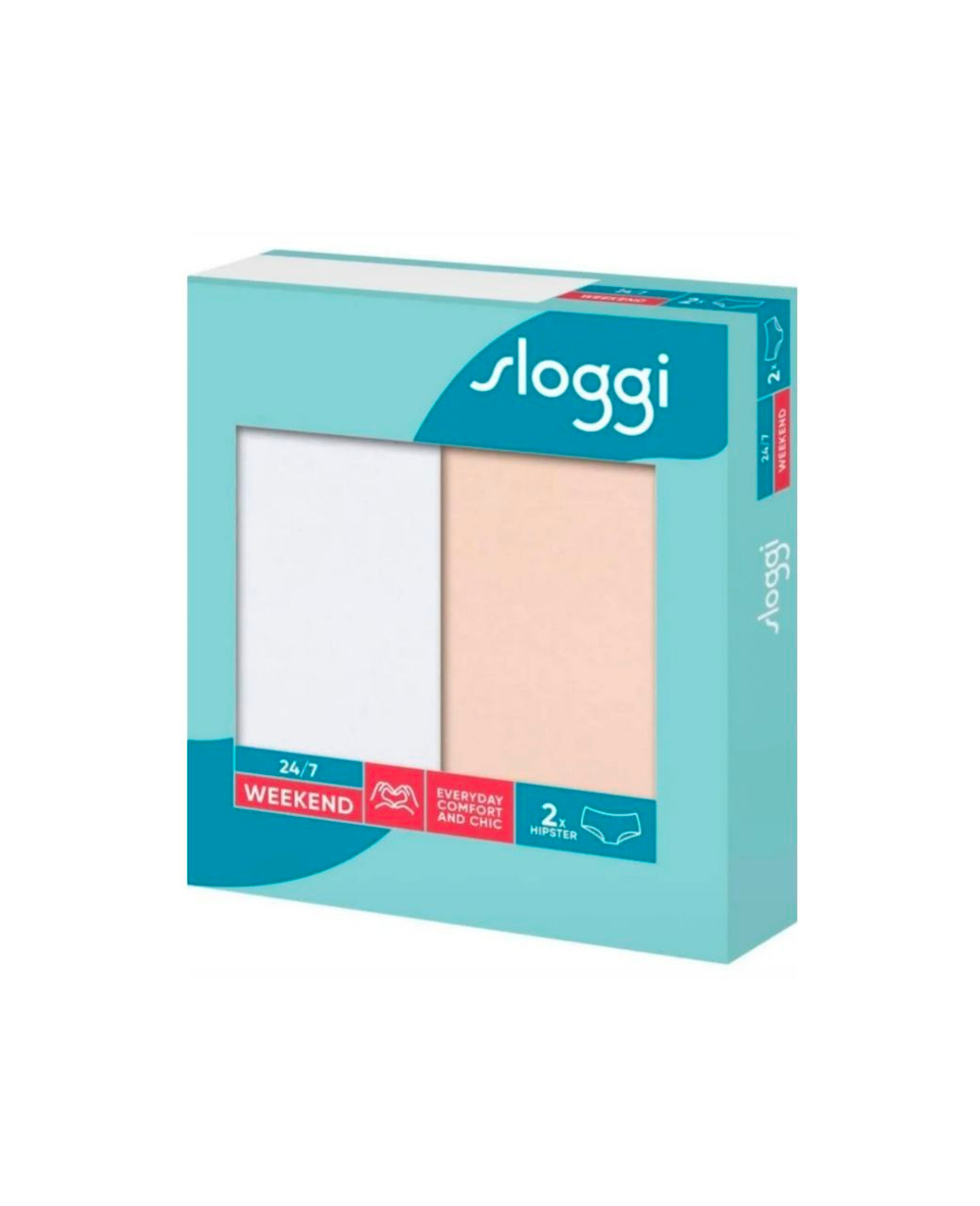 Трусы женские Sloggi 24/7 Weekend Hipster 2шт