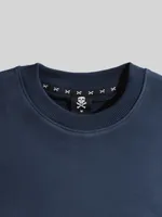 Толстовка Hardlunch x Ostem темно-синяя