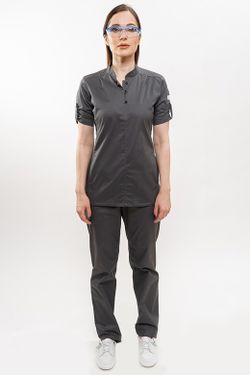 Медицинский топ Доктор Чехов, арт.5131 Pewter