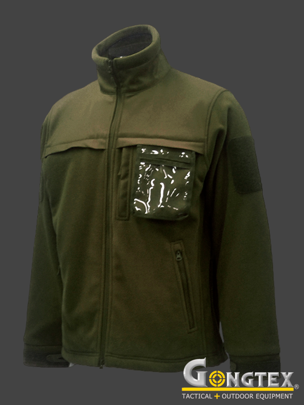 Куртка флисовая Gongtex Ranger Fleece Jacket. Олива