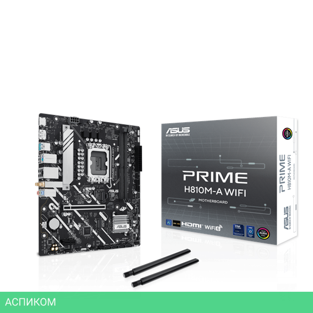 Материнская плата Asus Prime H810M-A WIFI (90MB1KJ0-M0EAY0)