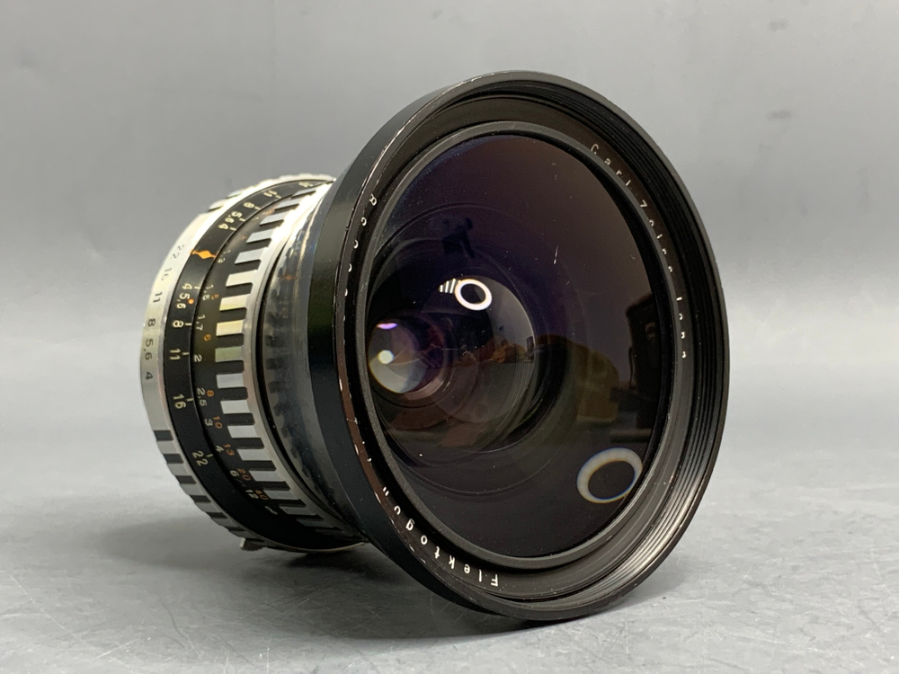 Carl Zeiss Jena Flektogon 4/50mm Царапина на линзе
