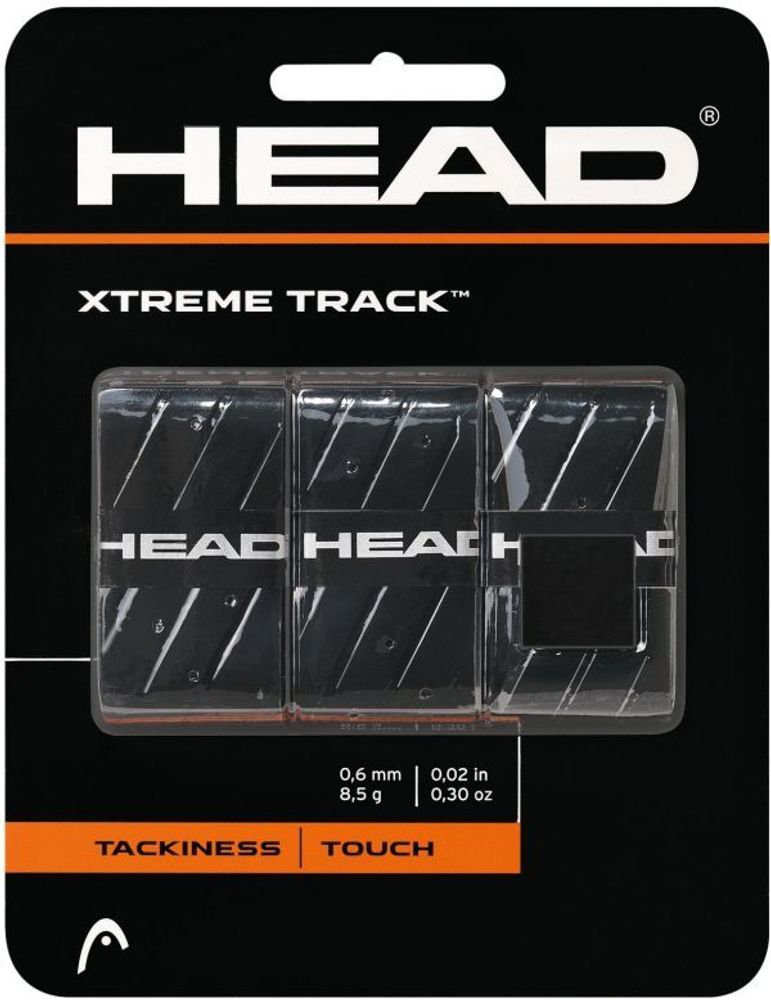 Намотки теннисные Head Xtremetrack black 3P