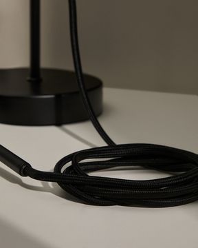 Основание металлического светильника Fluvia черного цвета, 250 см