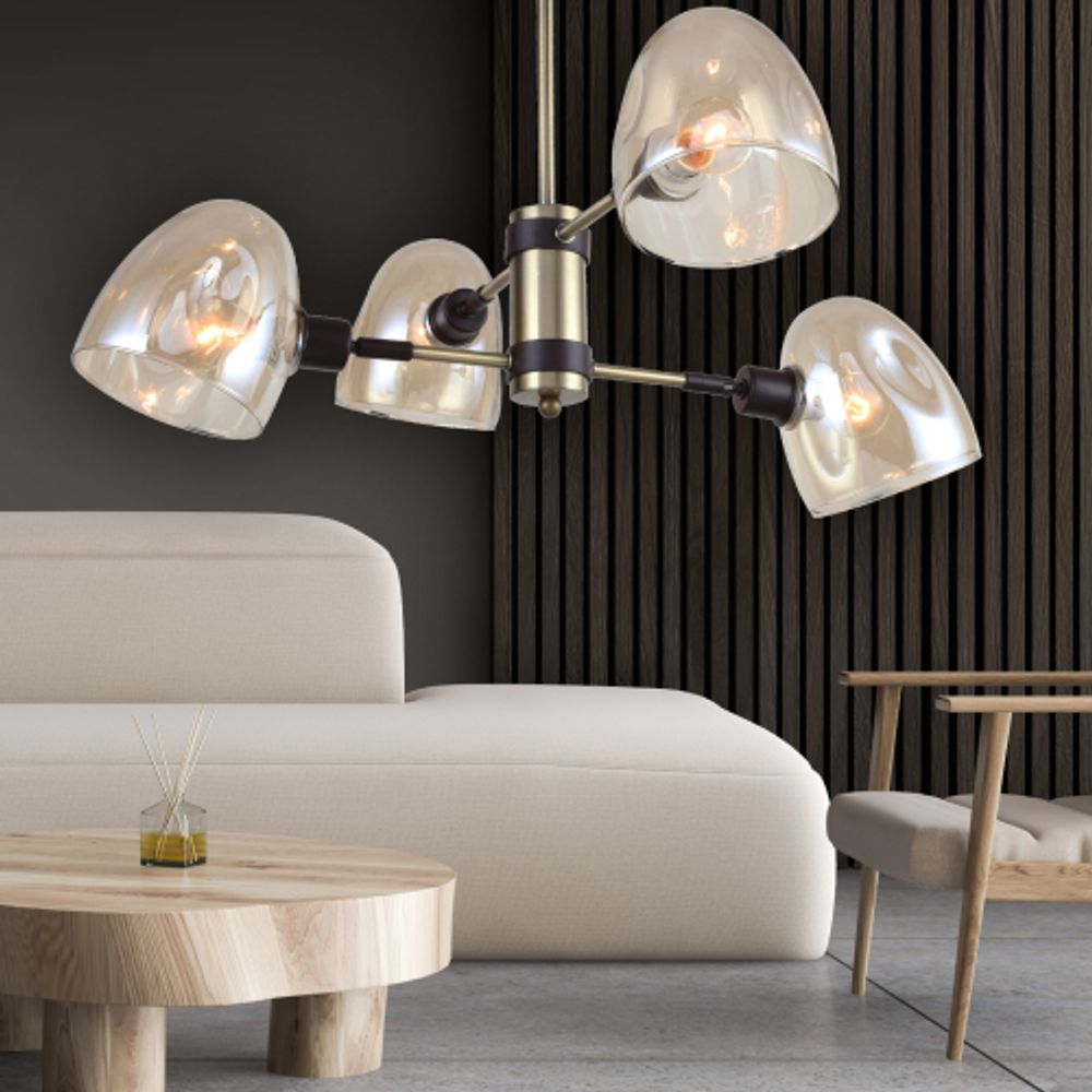 Люстра Rivoli Camila 4034-304 4 х Е14 40 Вт дизайн | Rivoli