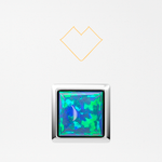 Square opal cab NOVIZIO