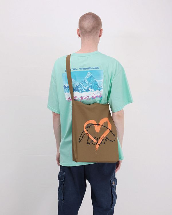 Шоппер Heart Хаки - фото 1