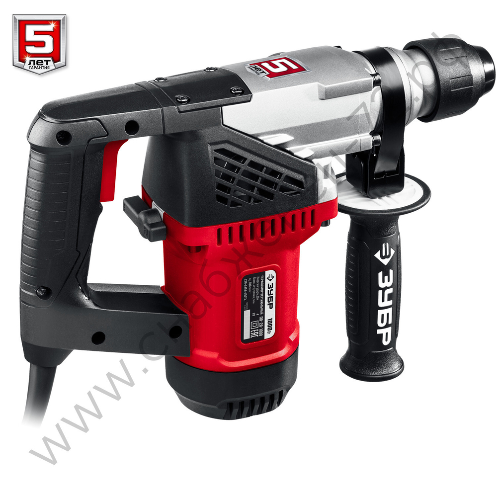 ЗУБР 28 мм, 1000 Вт, перфоратор SDS Plus (ПВ-28-1000)