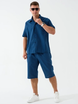 Сорочка верхняя мужская "Лён"