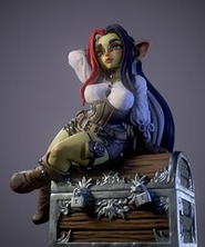 Гоблинша пиратка Angy The Goblin 1-24 масштаб