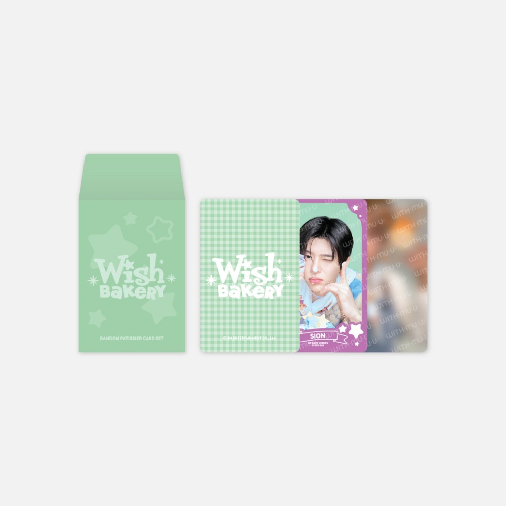 товары NCT WISH - WISH BAKERY 2026 POP UP OFFICIAL MD RANDOM PATISSIER CARD SET
