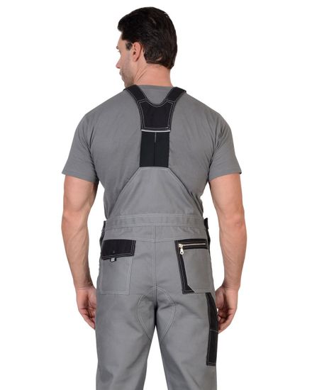 Полукомбинезон "Сириус-Пекин" (серый/черный)