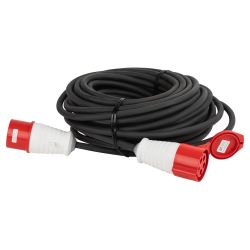Удлинитель силовой ЭРА IND380-U-1e-5x4-20m-IP44 на 380В в бухте 1 розетка CEE 5P 20м КГ 5х4 32A IP44 | Электротовары