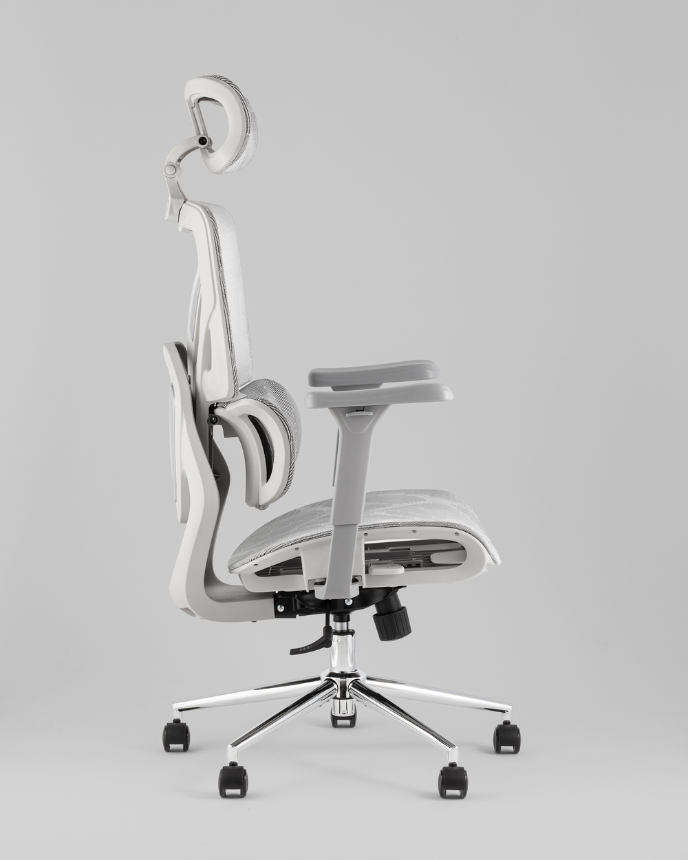 Кресло офисное TopChairs Structo серая сетка