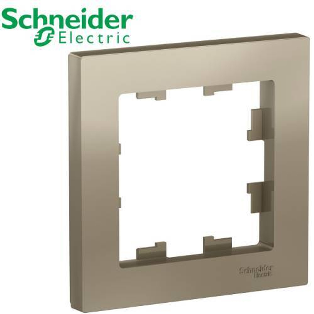 Рамка 1-ая (шампань) AtlasDesign Schneider ATN000501