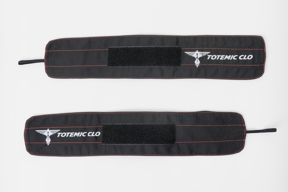 Бинты неэластичные TOTEMIC CLO для фиксации запястья, отделка красная