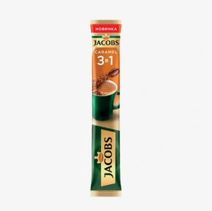 КОФЕ JACOBS CARAMEL 3В1 15ГР