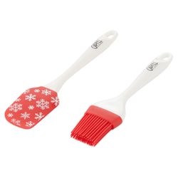 Кухонная лопатка и кисточка в наборе Gipfel Christmas 52144 силиконовые