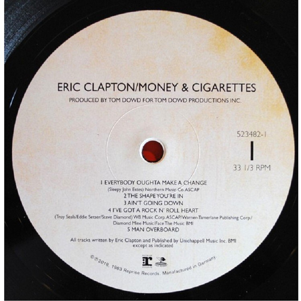Eric Clapton / Money And Cigarettes (LP)