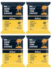 Кофейный напиток Shazel Мёд и шоколад 100 г x 4 шт