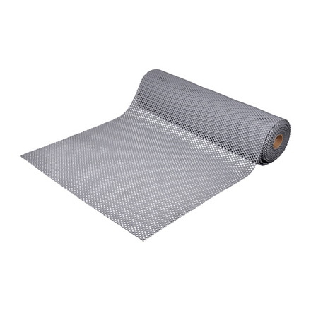Коврик-дорожка против скольжения Vortex - ШАШКИ 90*1000*0,45см, серый