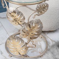 Столик приставной Monstera Deliciosa (Монстера) Айвори