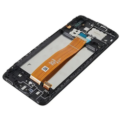Дисплей для Samsung Galaxy A02 (A022G) с тачскрином и рамкой Черный - OR Ref. (SP)