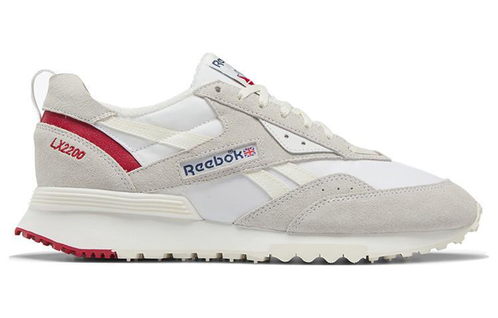 Reebok LX2200 classic American retro fabric wear-resistant breathable low-cut casual running shoes for men and women the same beige red