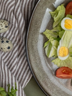 Тарелка плоская, Мокко 21 см - 6 шт.