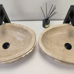 Раковина из мрамора ПАРА! Oval Marmo Wave OM-62884 57*37*15 120