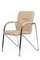 Стул Самба с пластиковыми подлокотниками SMB-03H Хром гальв. Бежевый