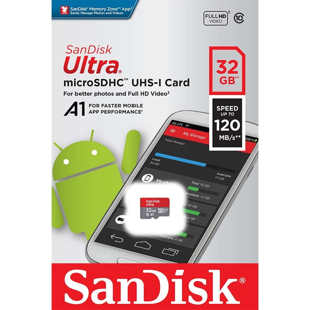 Карта памяти MicroSD 32GB UHS-I