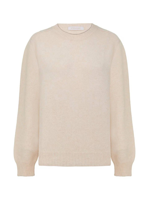 Джемпер из кашемира, молочный