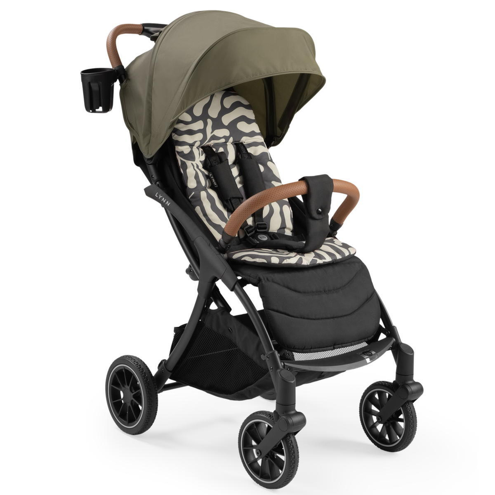 Детская прогулочная коляска Happy Baby Lynn dark olive & flora