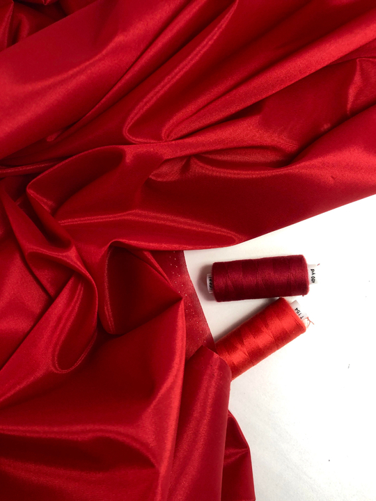 Подклад, стрейч вискоза, красный темный #15,24,28,37,38,39,40,41