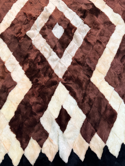 Покрывало меховое ковер из шкуры овчины